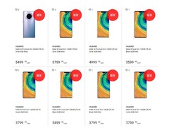 The Huawei Mate 30 and Mate 30 Pro have landed in Europe. (Image source: Quickmobile)