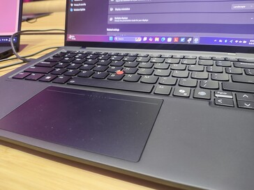 Lenovo ThinkPad X1 Carbon Gen 13 Aura Edition: Touchpad (image source: Benjamin Herzig)