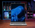 The Lenovo ThinkBook Concept Flip with its fully extended foldable display. (Image source: Lenovo)