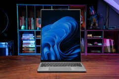 The Lenovo ThinkBook Concept Flip with its fully extended foldable display. (Image source: Lenovo)