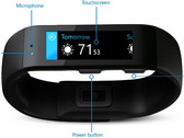 Microsoft Band 2 smart wearable compatible with Windows Phone, iOS, and Android