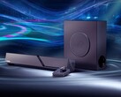 The ROG Gjallar Gaming Soundbar includes a wireless subwoofer and a control center.