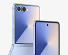 The Galaxy Z Flip is moving ever closer to the Motorola Razr in terms of design. (Image source: Android Headlines & OnLeaks)