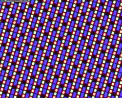 OLED subpixel grid