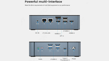 TOPTON V700 I/O ports