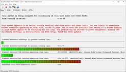 LatancyMon shows high latencies in the RedmiBook Pro 15