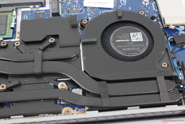 The size of the cooling solution isn't noticeably larger than on the last generation ZBook Power 15 G10