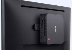 The new Asus Chromebox 4 only weighs 1 kg and comes with a Vesa mount in the box. (Image: Asus)
