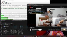 Maximum latency when opening multiple browser tabs and playing 4K video