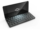 The Gemini PDA is the size of a large smartphone, but it acts like a notebook with its included keyboard. (Source: Planet Computer)