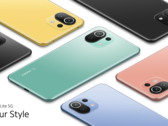 Xiaomi has launched the Mi 11 Lite and Mi 11 Lite 5G simultaneously with identical chassis and displays. (Image source: Xiaomi)