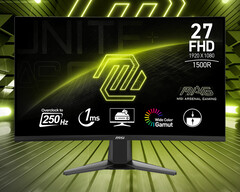The MSI MAG 27C6X features DisplayPort 1.2 and HDMI 2.0 connectivity. (Image source: MSI)