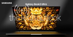 The purported Samsung Galaxy Book 3 Ultra. (Image Source: TheTechOutlook)