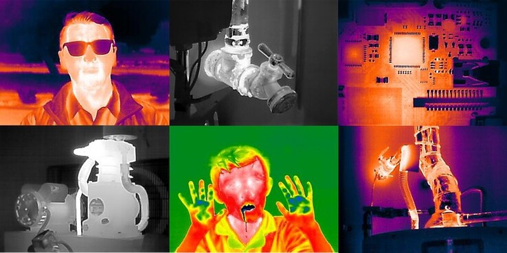 Nano thermal cameras can see the heat given off by objects, people, and pets as infrared light. (Image source: Seek Thermal)