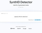 Google SynthID Detector website