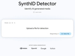Google SynthID Detector website