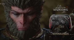 The 8Bitdo Ultimate 2C Black Myth: Wukong wireless controller offers up to 32 hours of playtime (Image source: 8Bitdo)