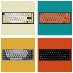 CannonKeys Photon wireless keyboard four colours