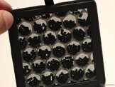 The activated carbon filter uses granules
