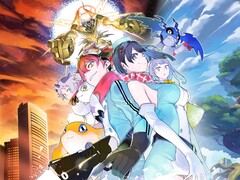 Key promotional artwork for Digimon Story: Time Stranger.