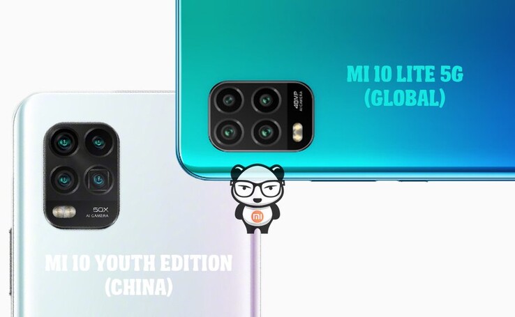 The Mi 10 Youth Edition & the Mi 10 Lite. (Image source: @xiaomishka)