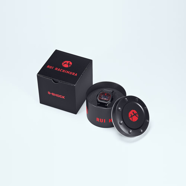 Special packaging for the GM-5600RH-1 x Rui Hachimura. (Image source: Casio Japan)
