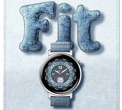 The Honor Watch Fit appears to getting an optional denim wristband. (Image source: Honor)