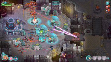An image showing a battle in Iron Marines.