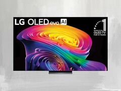 Front of 83-inch LG C6 Tandem OLED TV shown