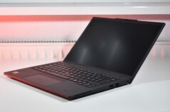 The Lenovo ThinkPad P14s Gen 6 is a sleek 14-inch laptop with quick AMD CPUs and an optional 120Hz OLED display (Image source: Benjamin Herzig)