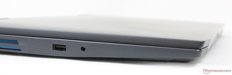 Left: USB-A 3.2 Gen. 1, 3.5 mm headset