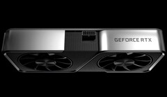 NVIDIA GeForce RTX video card render, RTX 3050 to feature GA107 GPU with 2,304 cores