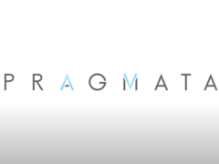 Pragmata&#039;s logo from the Pragmata Shelter trailer (image source: Capcom)