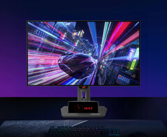 ASUS claims to have addressed one of the main perceived shortcomings with LG&#039;s WOLED gaming monitors. (Image source: ASUS)