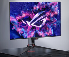 ASUS will showcase the ROG Swift OLED PG32UCDP during CES 2024. (Image source: ASUS)