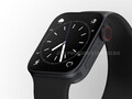 The Watch Series 8 is now rumoured to receive a redesigned chassis, as well as a flat display. (Image source: Jon Prosser & Ian Zelbo)