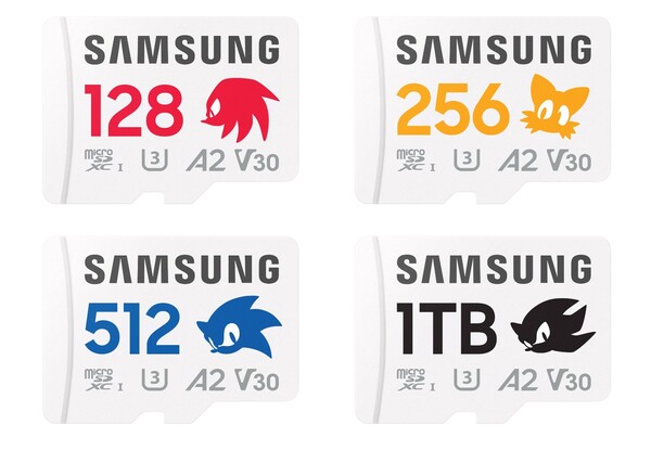 The Sonic the Hedgehog PRO Plus microSD cards are rebranded PRO Plus microSD cards. (Image source: Samsung)