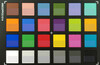 ColorChecker: The bottom half shows the reference color.