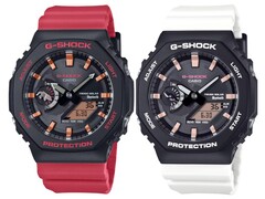 The Casio G-Shock GA-B2100CD watches come in two distinct colors, inspired by the endangered creatures they represent. (Image source: G-Central)