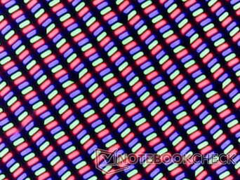 Crisp RGB subpixel array