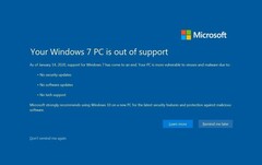 Windows 7 will no longer be supported by Microsoft. (Image Source: ComputerWorld)