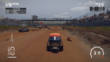 Pictured: A gameplay screenshot from Wreckfest.