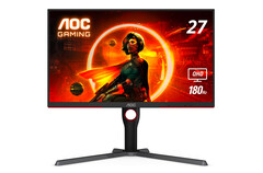 The AOC Q27G3XMN has a 1440p and 180 Hz panel that measures 27-inches across. (Image source: AOC)
