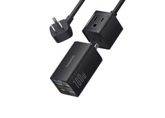 The Baseus PowerCombo mini 100-watt GaN charging station is currently available for an all-time low price on Amazon. (Image source: Amazon)