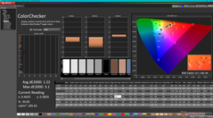 ColorChecker before calibration