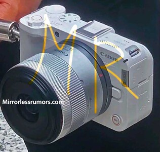 The Canon EOS RV previously showed up in a leaked image. (Image source: MirrorlessRumors)