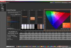 ColorChecker before calibration