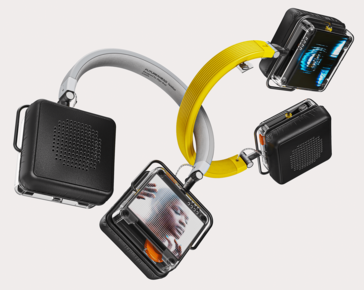 Examples of content that can be shown on the Futureahead headphones. (Source: Olga Orel/Behance)