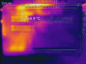 Thermal profile, underside