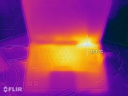 FLIR image taken with the BV9800 Pro